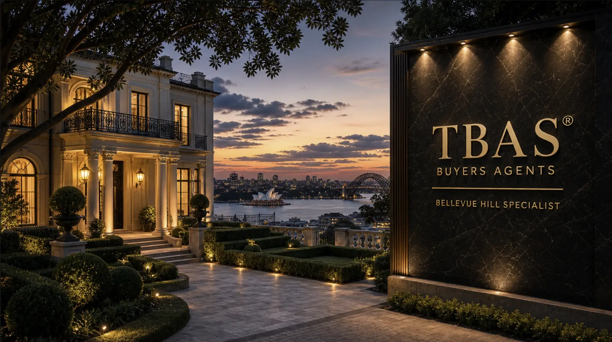 TBAS Buyers Agents Bellevue Hill specialist with luxury Bellevue Hill property and Sydney Harbour views