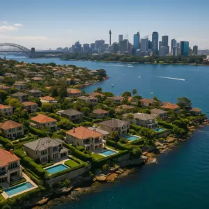 High-quality, sophisticated image depicting unsold suburban homes, reflecting the growing impact of stale listings in Sydney’s real estate market.