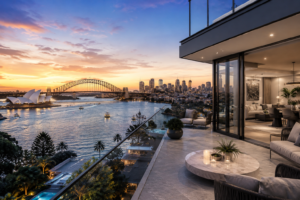 High-quality luxury Sydney waterfront property reflecting premium Australian real estate market trends. rodney mcloughlin tbas buyers agents