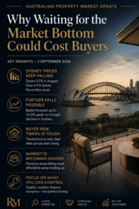 Sydney property overlooking the harbour, representing buyer opportunities during the 2026 Sydney property downturn. rodney mcloughlin tbas buyers agents